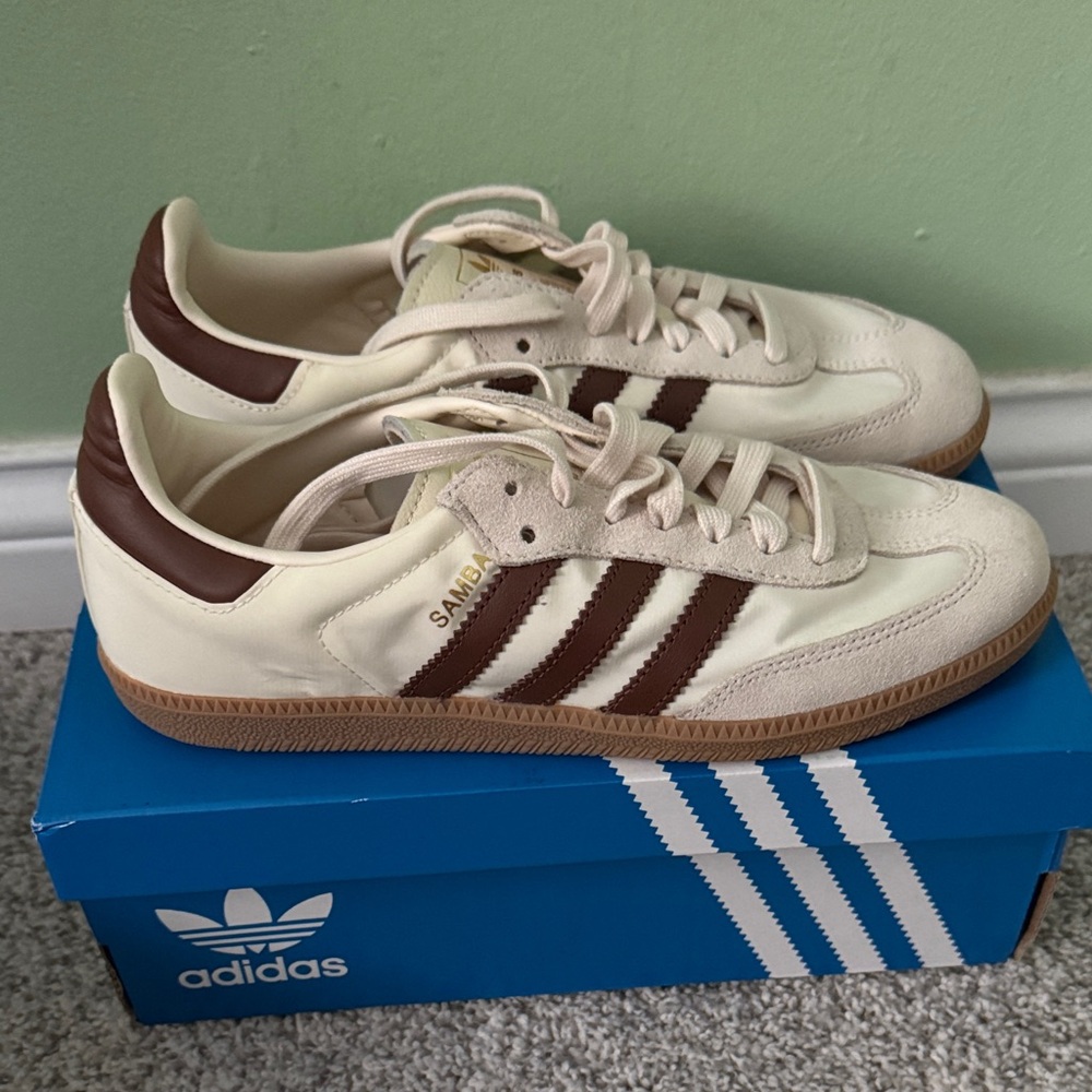 Adidas Samba OG cream white preloved brown
